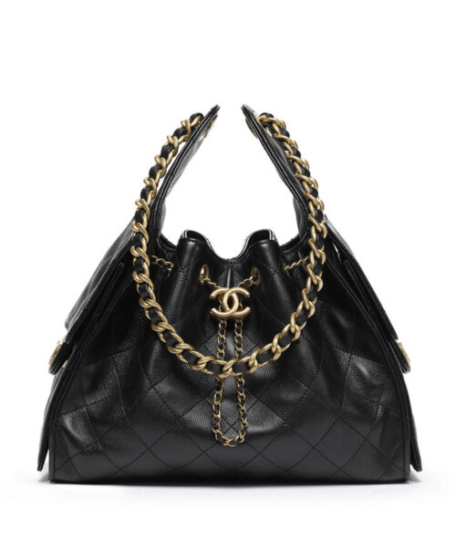 Chanel 25 Small Handbag AS5293 Black